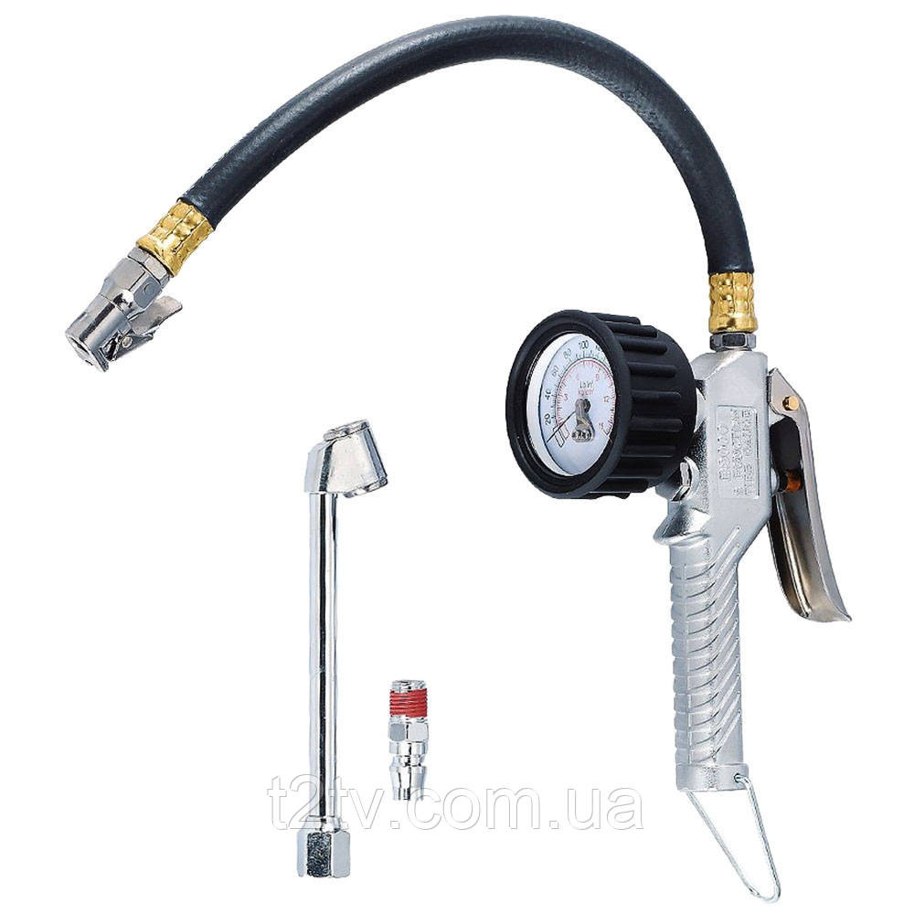 Пістолет для підкачування коліс зі шлангом (H3507) TJG Вінниця - фото 1