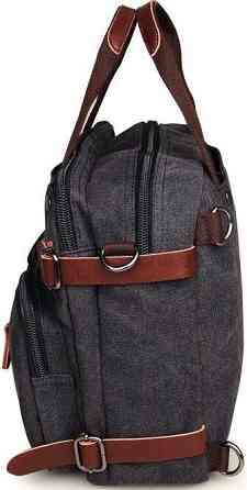 Сумка мужская трансформер Серая (Vintage) Киев