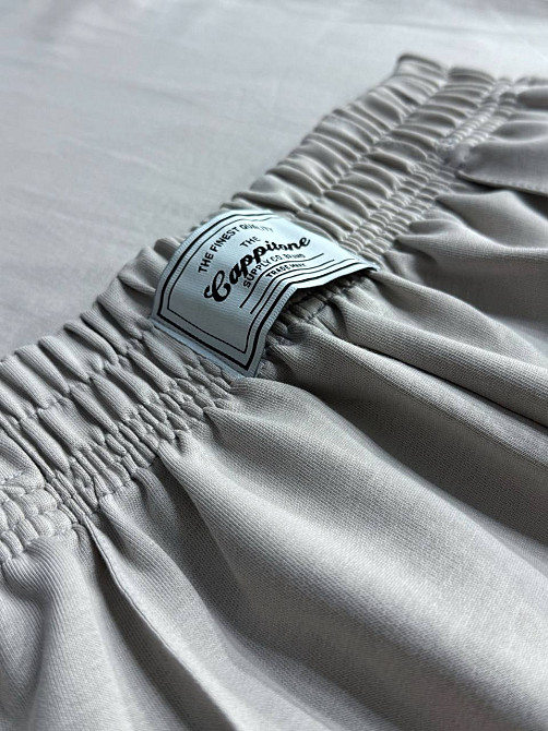 Костюм жіночий CAPPITONE 101212 оверсайз футболка і джогери з нашивками сірий, сірий, S Київ - фото 18