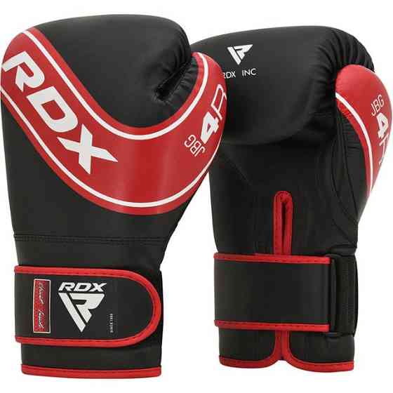 Боксерські рукавиці RDX 4B Robo Kids Red/Black 6 унцій (капа в комплекті) Кам'янське
