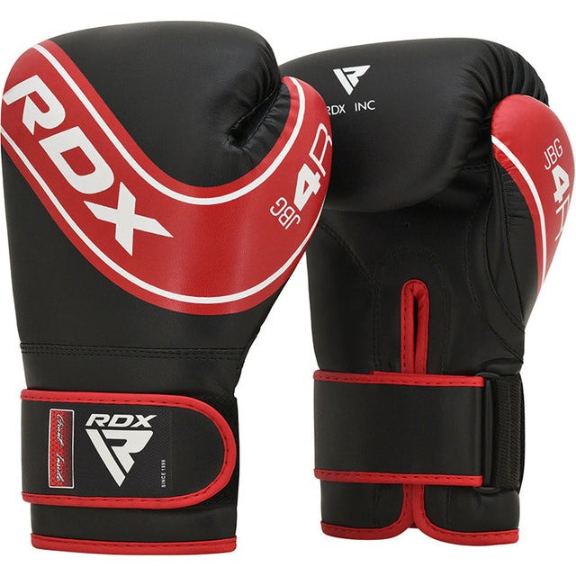 Боксерські рукавиці RDX 4B Robo Kids Red/Black 6 унцій (капа в комплекті) Каменское - изображение 2