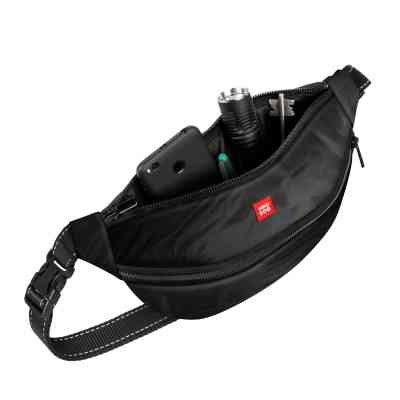 Поясная сумка-бананка для собак WAUDOG Family 33х17х10 см черная (56891) Винница