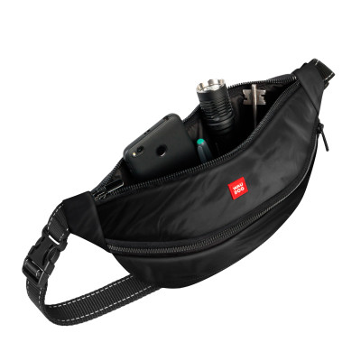 Поясная сумка-бананка для собак WAUDOG Family 33х17х10 см черная (56891) Винница - изображение 2