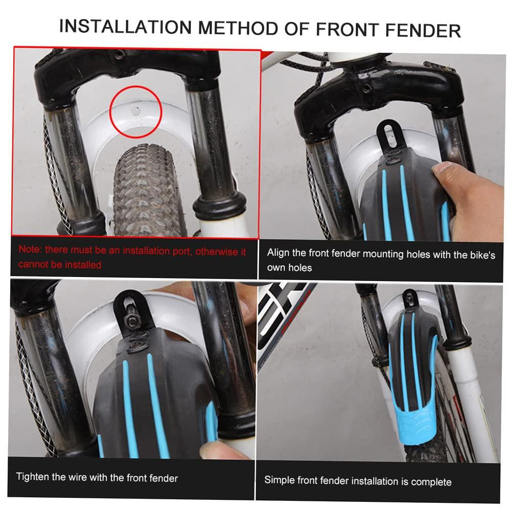 Комплект червоних брызговиків для велосипедних крил Київ - фото 7