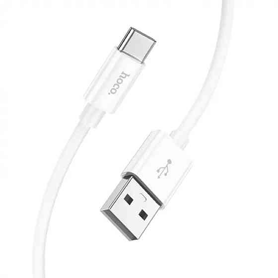 Кабель HOCO X87 Magic silicone charging data cable for Type-C White Киев