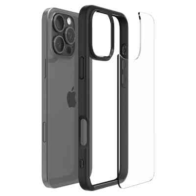 Чехол для мобильного телефона Spigen iPhone 16 Pro Ultra Hybrid Matte Black (ACS08125) Винница