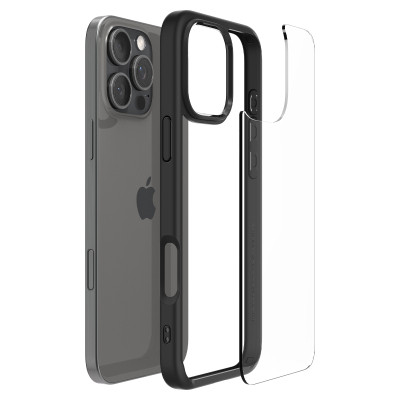 Чехол для мобильного телефона Spigen iPhone 16 Pro Ultra Hybrid Matte Black (ACS08125) Винница - изображение 6
