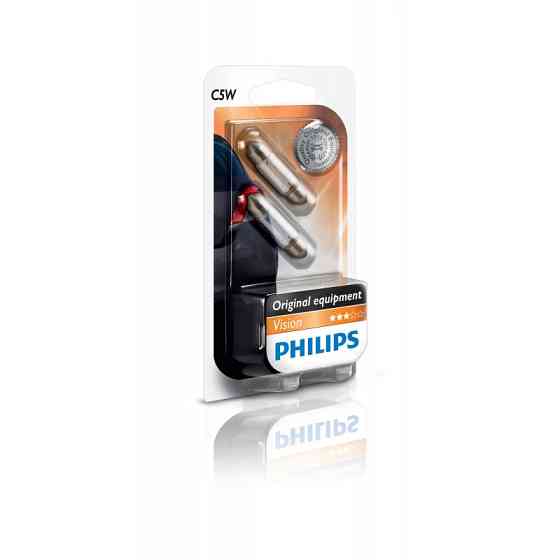 Показні лампа розжарювання PHILIPS 12844B2 C5WX35mm 12 V 5 W SV8,5 2 pcs. blister Харків