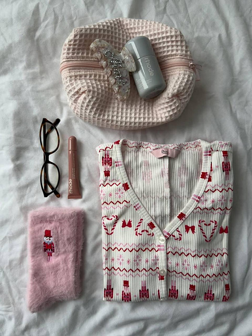 Женский домашний комбинезон с новогодним принтом рубчик 46/48 Одесса - изображение 8