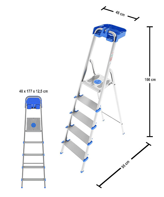 Лестница Colombo Atlantica 5 ступеней (S112A05P) Киев - изображение 5