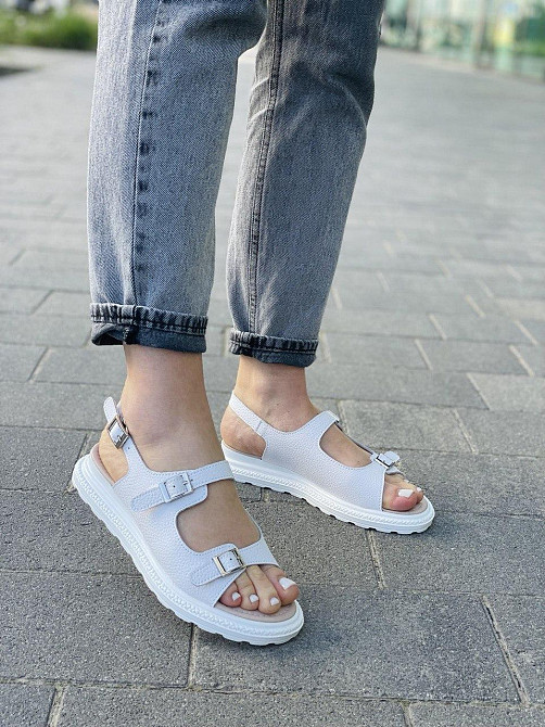 Kadisailun Босоніжки жіночі Kadisailun C683-1 білі (літо, шкіра натуральна) (5443) Коломыя - изображение 6