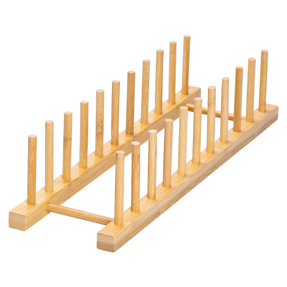 Дерев'яна підставка для тарілок і кришок 45х11 см Київ - фото 3