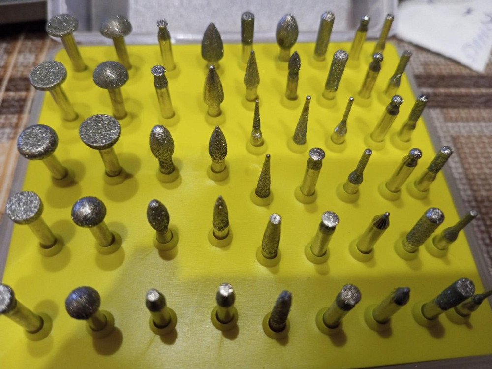 Набір алмазних фрезів для гравера 50 шт Полтава - фото 1