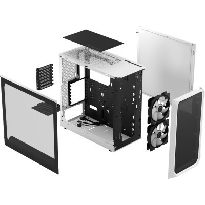 Корпус Fractal Design Focus 2 RGB White TG ClearTint (FD-C-FOC2A-04) Вінниця - фото 7