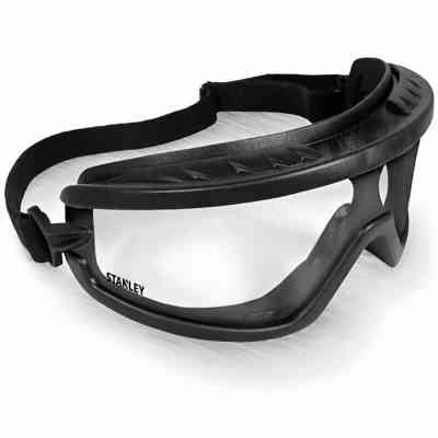 Защитные очки Stanley Black Frame Cle прозрачные, поликарбонатные (SY240-1D) Винница