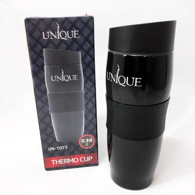 Термокружка UNIQUE UN-1073 380 мл из нержавеющей стали с двойными стенками и герметичной крышкой Одесса - изображение 9