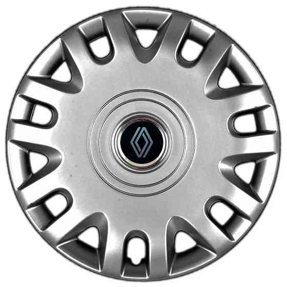 Автомобільні модельні ковпаки R15 Renault NEW 333 4шт, SJS, сріблясті Київ