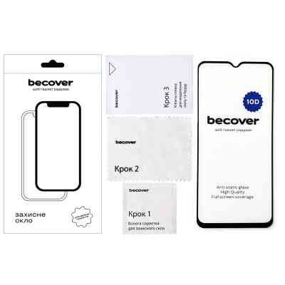 Стекло защитное BeCover Samsung Galaxy M14 5G SM-M146 10D Black (711356) Винница