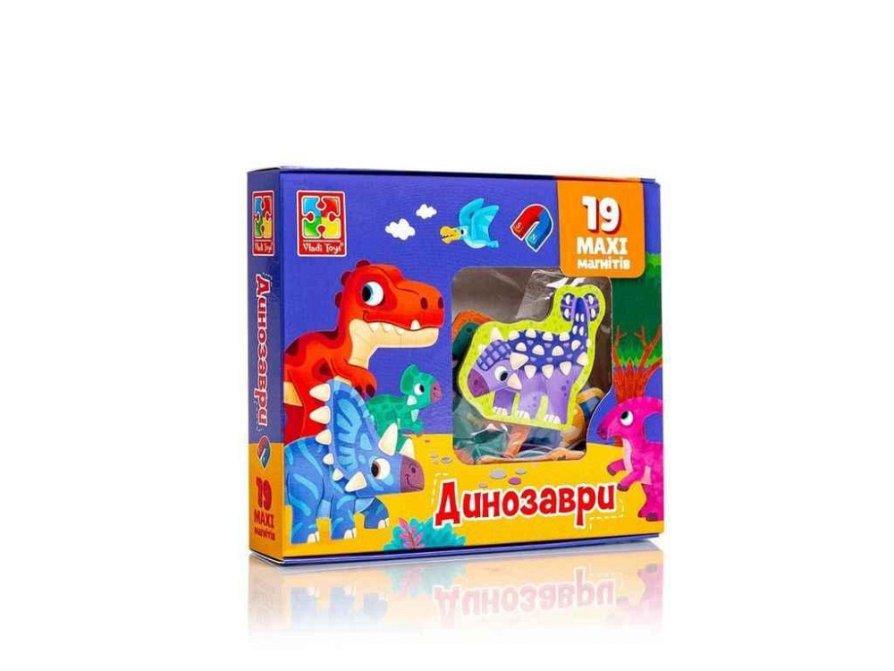 Набор магнитов Динозавры VT3106-23 ТМ VLADI TOYS Киев - изображение 1