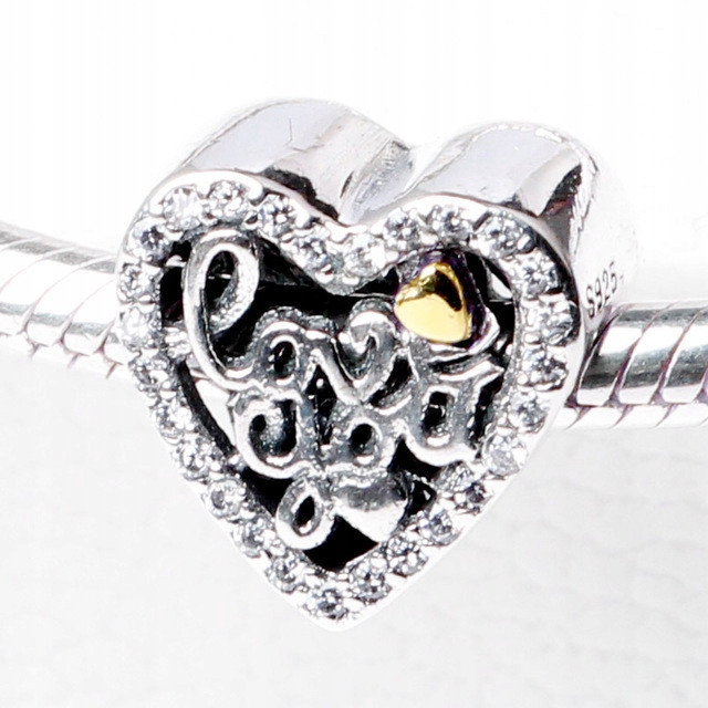 Серебряный шарм Пандора  