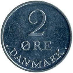 Монета 2-ре. 1969-1971 рік, Данія. (В) Полтава - фото 1