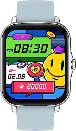 Смарт-годинник UHOOFIT Smart Watch: Bluetooth-дзвінки, Голосовий помічник, Музика — Ваш інтелектуальний стиль (Сріблястий) Київ