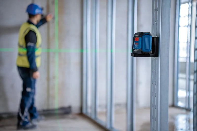 Лазерный нивелир Bosch GLL 12-22 G Professional, зеленый луч, 12 м, IP55, чехол Киев - изображение 3
