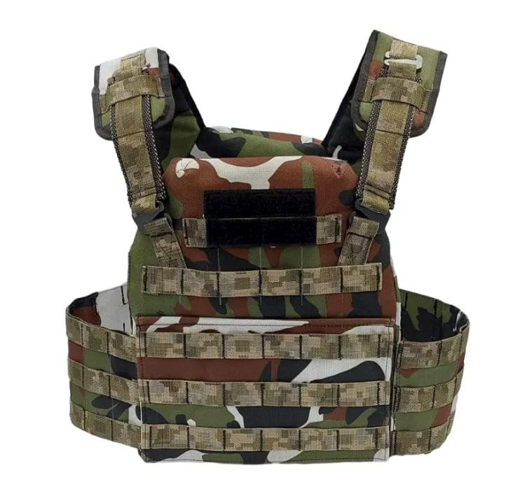 Плитоноска тактична жилет із стропами Molle під плити 25х30см (Камуфляж) Вінниця - фото 2