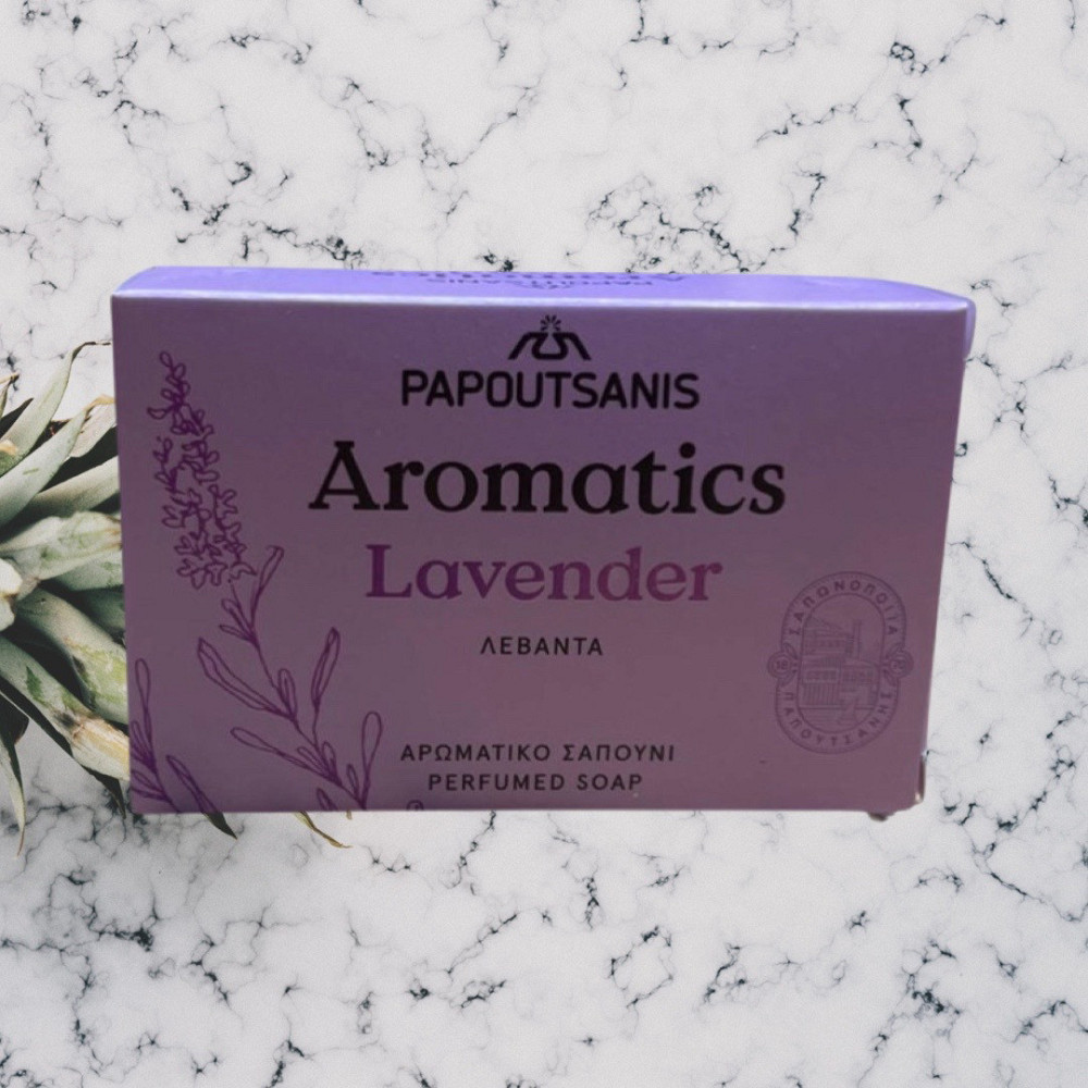 Твердо мило Aromatics Лаванда, 100 г (ABSL100) Виноградів - фото 1