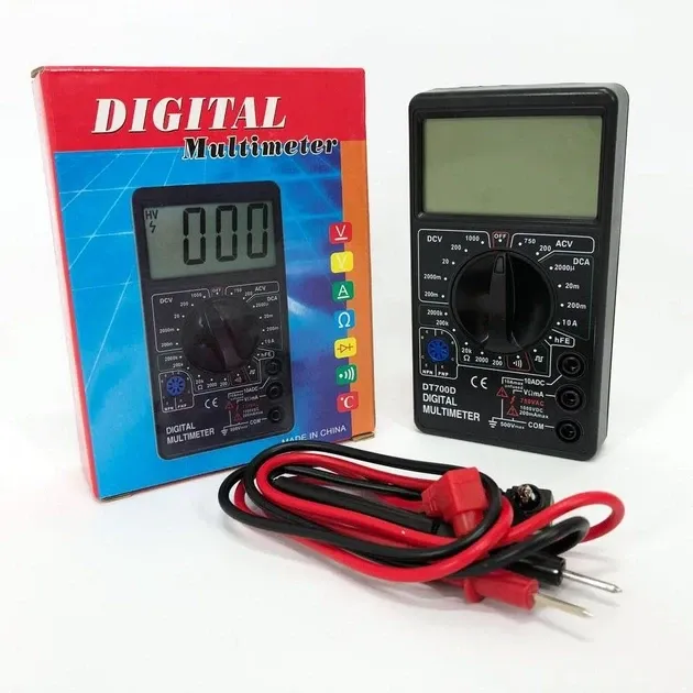 Мультиметр цифровой Digital DT700D  с ручным выбором диапазона ART:2665 Одесса - изображение 2