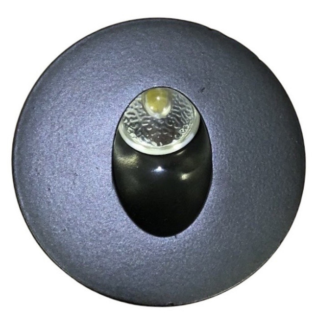 Светильник подсветка ступеней встраиваемый 3W Yakut черный Киев - изображение 1