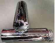 Ручки керма (хром із хрестом) (mod JY-16) (внутрішній Ǿ 23 Ǿ 23) VDK Київ