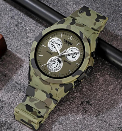 Часы наручные SKMEI 2109CMGN, ARMY GREEN CAMOUFLAGE, 10316 Днепр