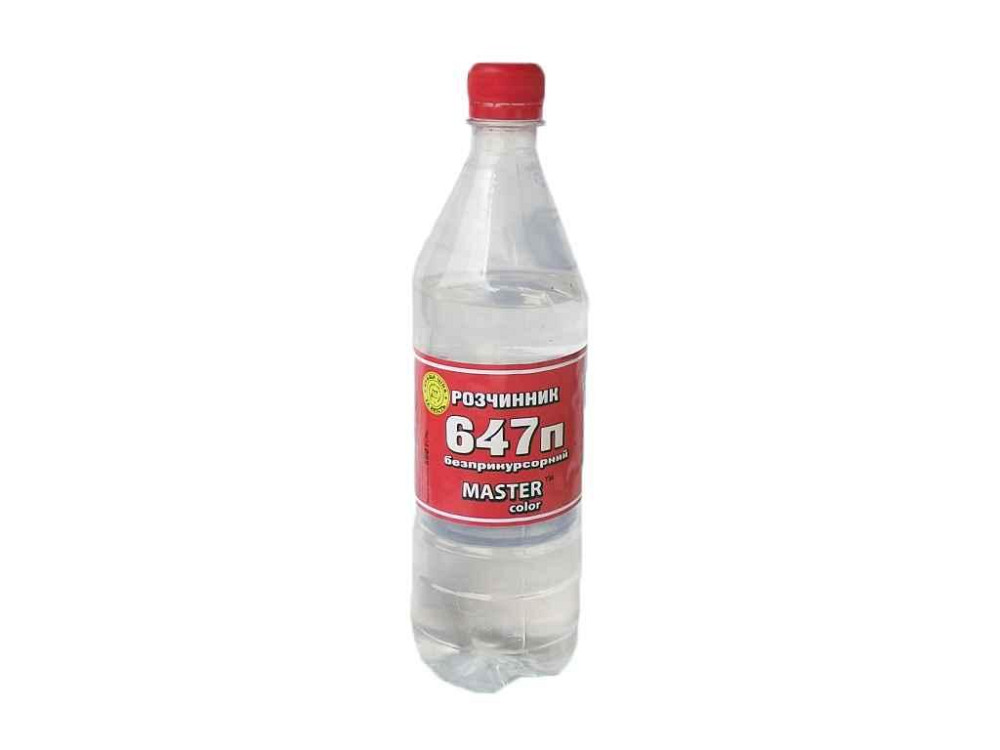 Растворитель 647 б/п 0,9л (560г) ТМ MASTER COLOR Solmir Киев - изображение 1