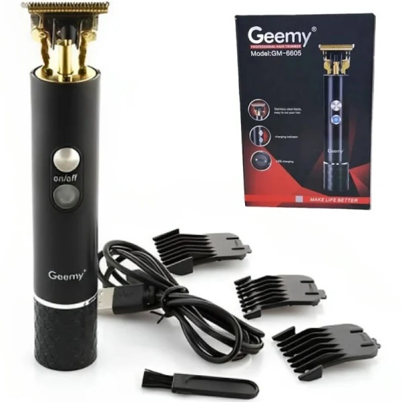 Аккумуляторная Машинка для стрижки GEEMY GM-6605 8834 3 Вт,  3 насадки длины, индикатор заряда Одесса - изображение 8