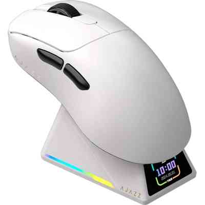 Мишка Ajazz AJ179 APEX Wireless/Bluetooth/USB Charging Dock White (AJM179-A-W) Вінниця