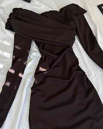 Жіноча вишукана сукня максі з драпіруванням мікродайвінг Одеса