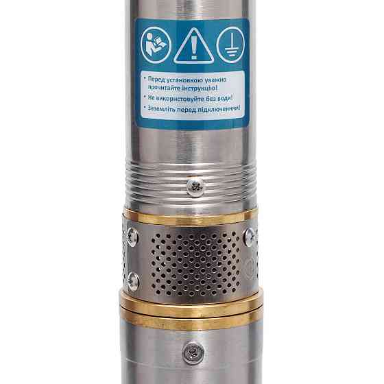 Насос центробежный скважинный 0.37кВт H 66(43)м Q 40(25)л/мин Ø66мм AQUATICA (DONGYIN) 2.5SDm1.8/24 (777072) Ровно