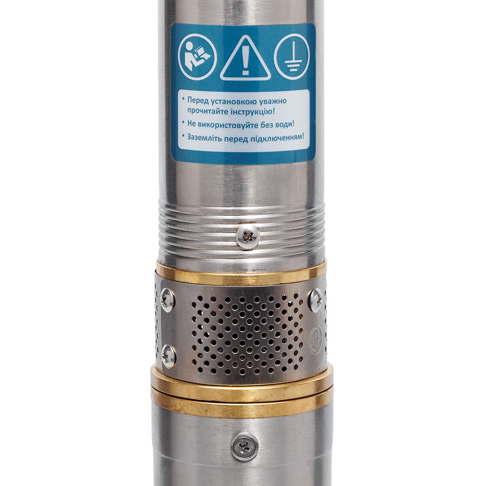 Насос центробежный скважинный 0.37кВт H 66(43)м Q 40(25)л/мин Ø66мм AQUATICA (DONGYIN) 2.5SDm1.8/24 (777072) Ровно - изображение 2