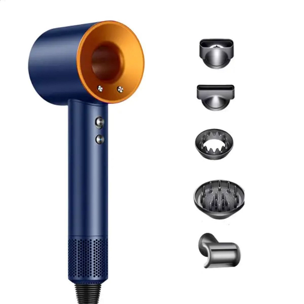 Energy MAX Фен стайлер для волосся 5 в 1 Supersonic Premium 1600 Вт 5 насадок 3 режими швидкост Коломия - фото 1