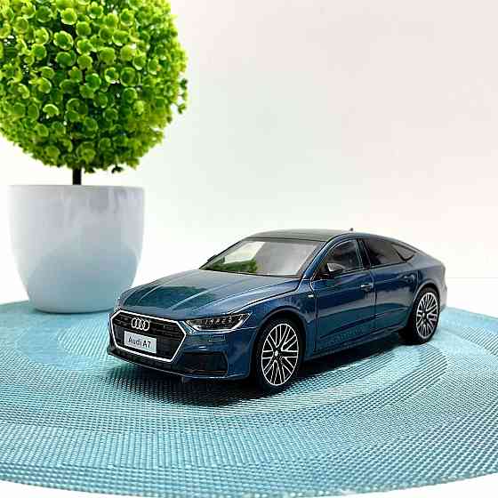 Машинка Audi А7 Авто Експерт металопластик 1:24 звук світло інерція Блакитна (1904-17) Чернігів