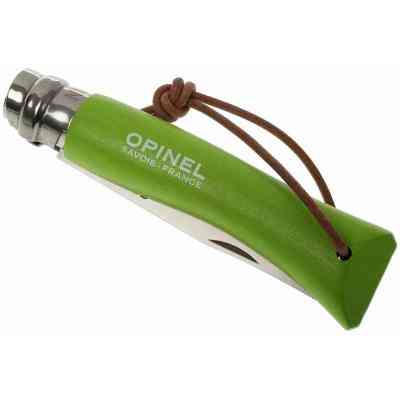 Нож Opinel №7 Inox VRI Trekking light green (001442) Винница