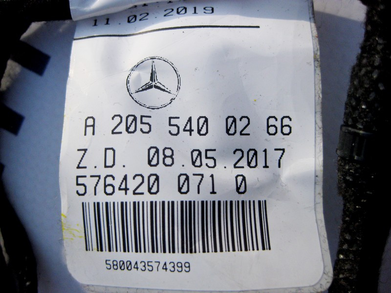 Mercedes-Benz  A2055400266 Джгут електропроводів передньої лівої дверної карти C-Class W205 Одеса - фото 3