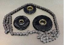 Натяжитель цепи ГРМ   мопед Дельта    (3 ролика, цепь 90L) Мукачево - изображение 1