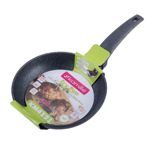 Сковорідка d20см алюміній а/п Black marble 4121 KAMILLE Житомир