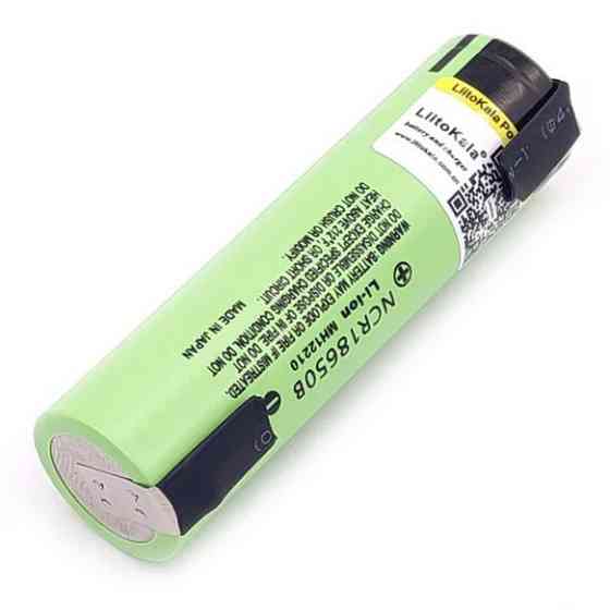Акумулятор з нікелевими контактами Panasonic Liitokala NCR18650B 3400mAh 3.7 V (з напайками) Вінниця