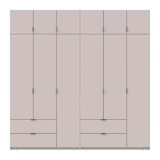 Шафа для одягу Doros Лукас Кашемір 3+3 ДСП 240х50х240 DRS-011713 (42005108) Львів