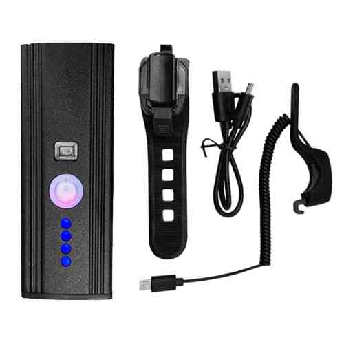 Велосипедный фонарь и велозвонок HJ-062 датчик света + выносная кнопка + microUSB + 4 режима / 3 режима Винница