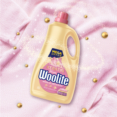 Гель для стирки Woolite Для шерсти и деликатных тканей С кератином 3.6 л (5900627090536) Винница - изображение 3