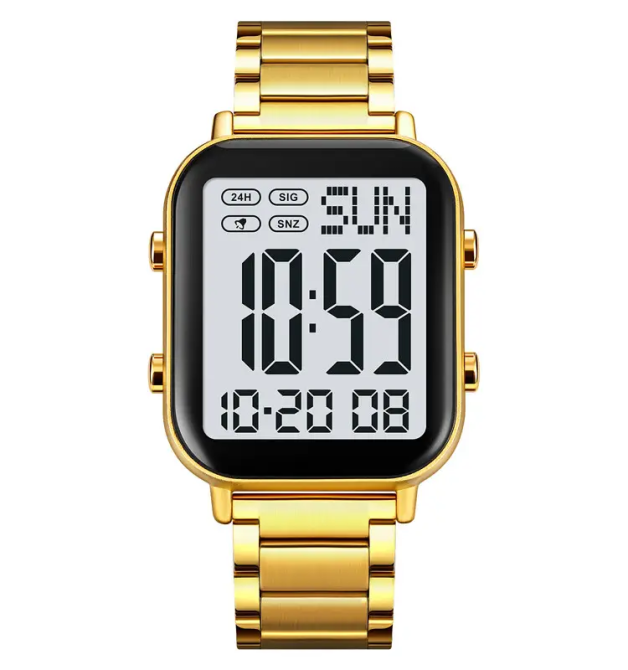 Мужские наручные часы Skmei 2259 (Золотистые с белым) Винница - изображение 1